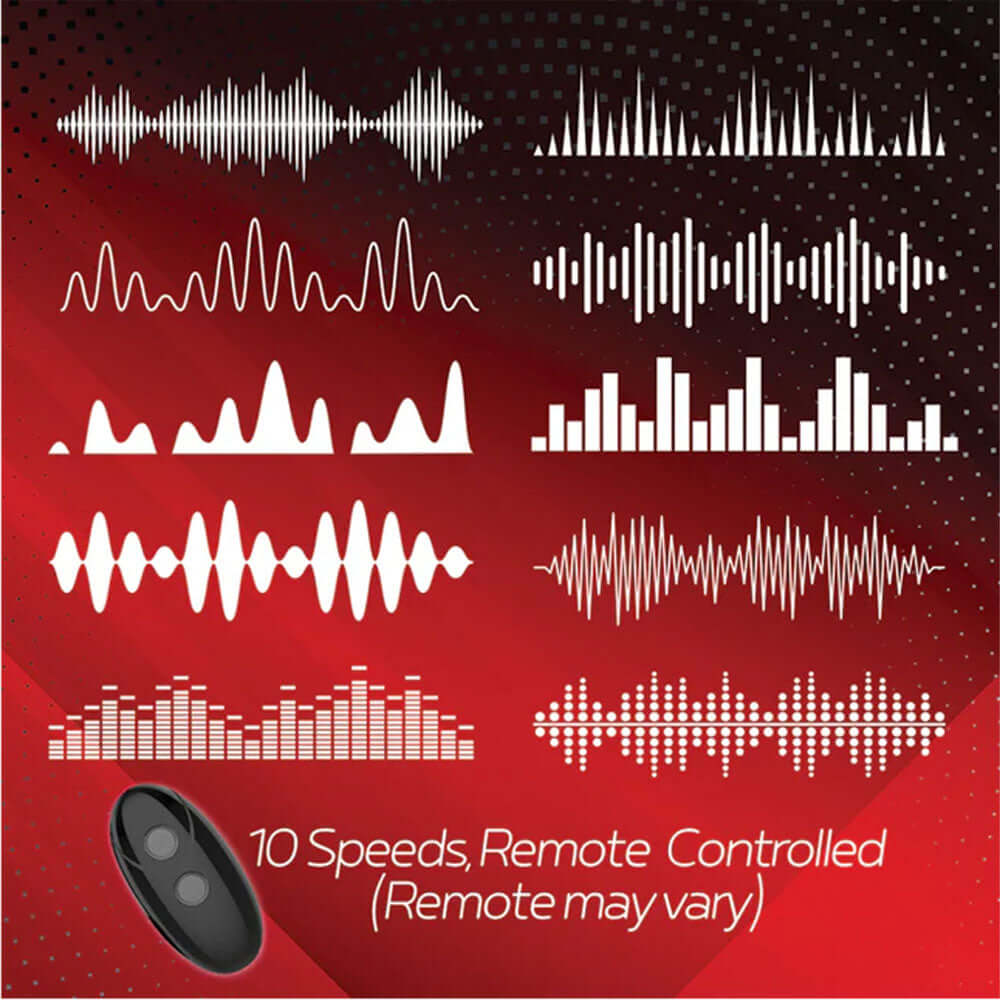 Red Dot Rings - V1 - USB Rechargeable Vibrating Cock Ring with Remote